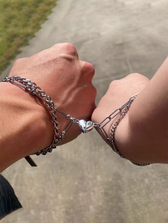 Couple Heart Bracelet